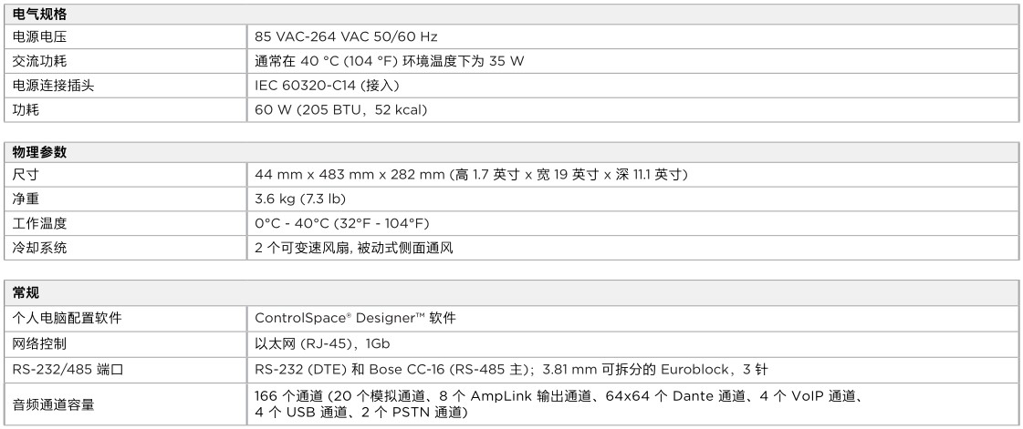 ControlSpace EX-1280C 音頻信號(hào)處理器
